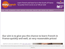 Tablet Screenshot of easyfrenchmontpellier.com